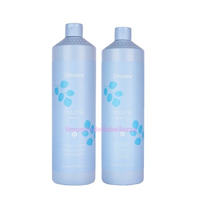 Kit Shampoo 1000ml + Conditioner Volume 1000ml per Capelli Sottili - Volume - ECHOSLINE