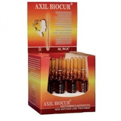 Hair Flials Traitement de perte de cheveux Axil biocur 15 flacons de 10 ml - Farmavit