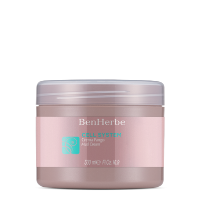 Crème Boue à action ciblée contre les inesthétismes de la cellulite 500ml - Ben Herbe