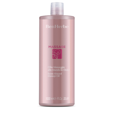 Huile de massage aux Amandes Douces 1000ml - Ben Herbe