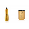 Grand Kit Shampooing + Masque - Fanola Gold Therapy
