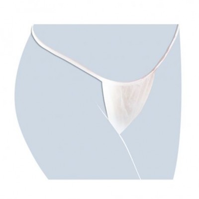 Disposable Thong for Women Made of Polypropylene NWF, 100 Units